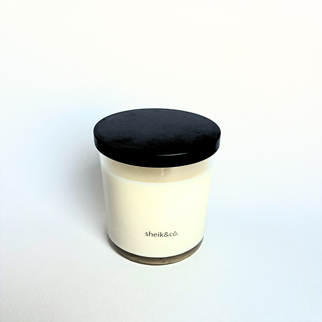 grapefruit + mint soy candle