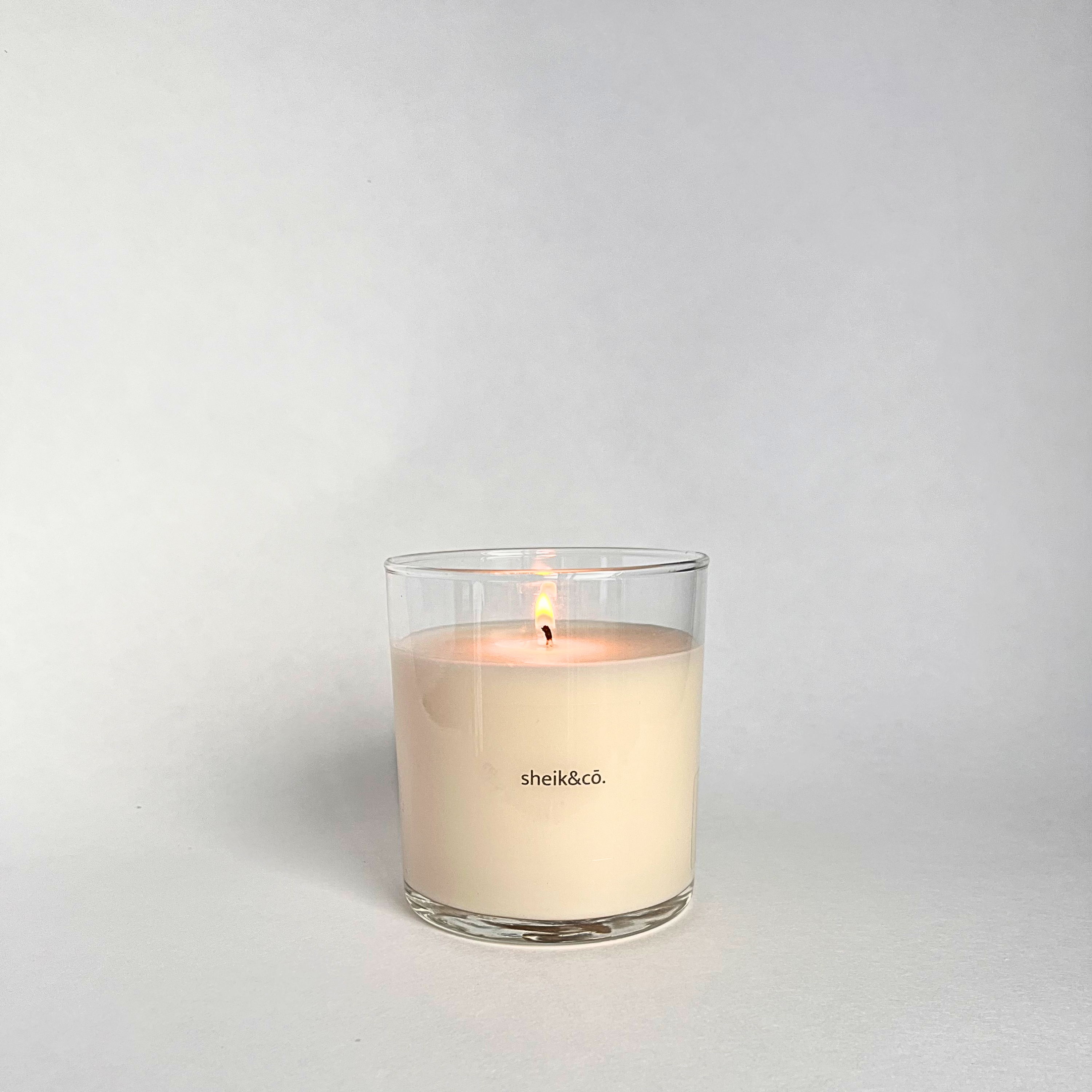 grapefruit + mint soy candle